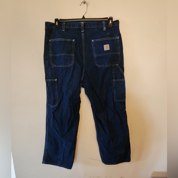 Men’s Carhartt 382-83 Carpenter Dungaree Fit Work Jeans 34x28 lot of 3 - Picture 6 of 6